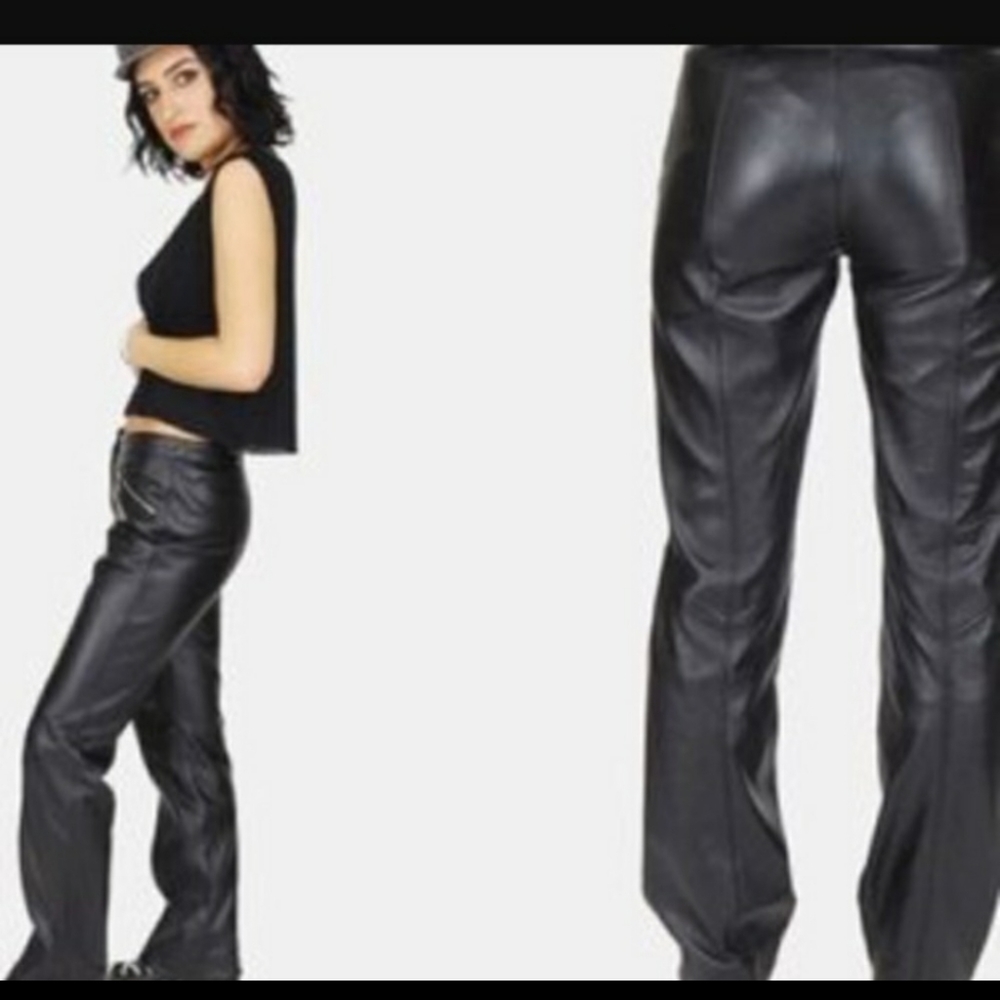 Wilson Leather Panta Black